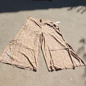 Floral Kids Wide-Leg Pants